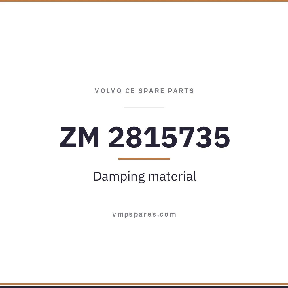 ZM 2815735 – Damping material