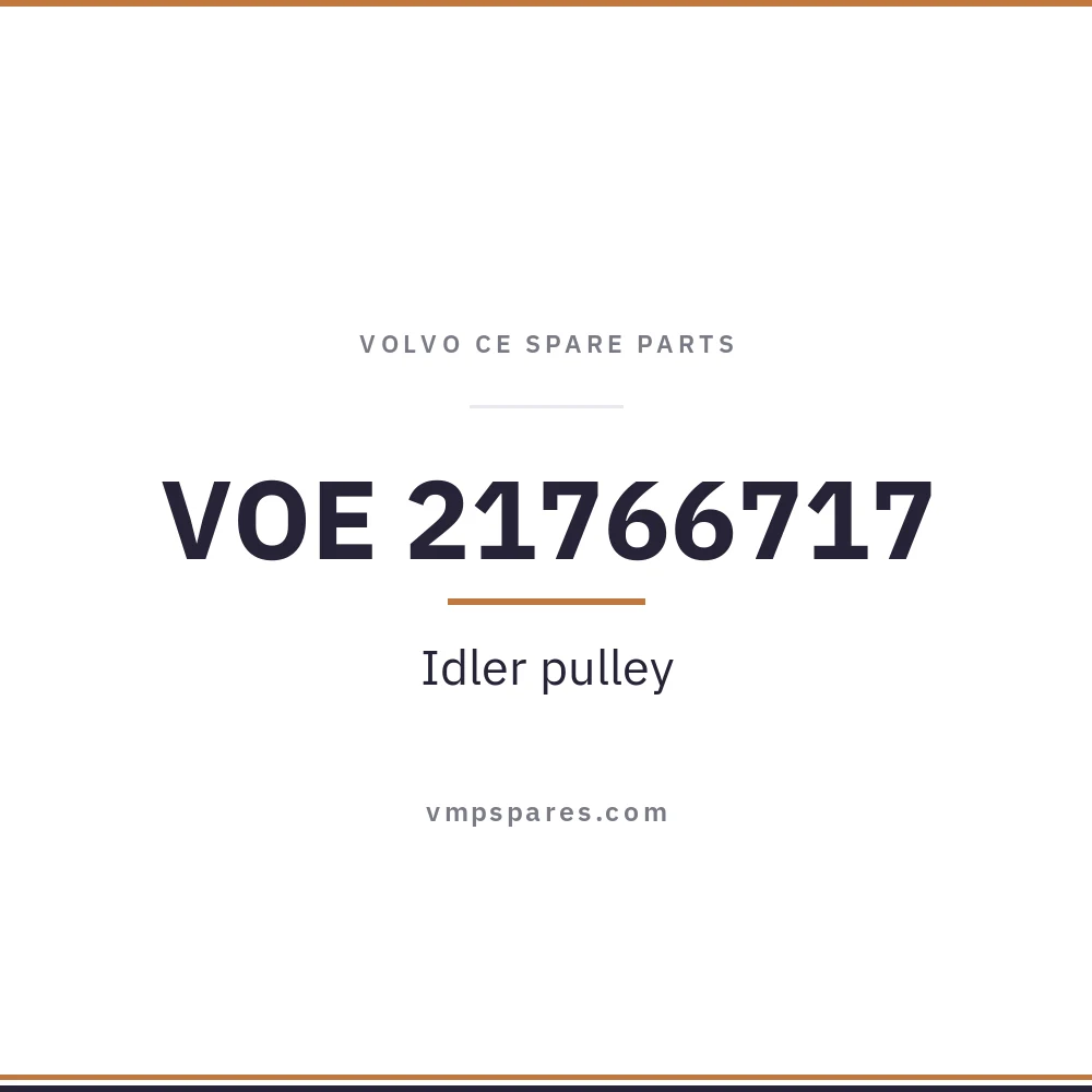 VOE 21766717 – Idler pulley