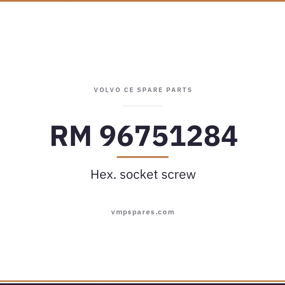 RM 96751284 – Hex. socket screw