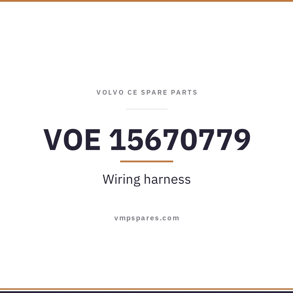 VOE 15670779 – Wiring harness