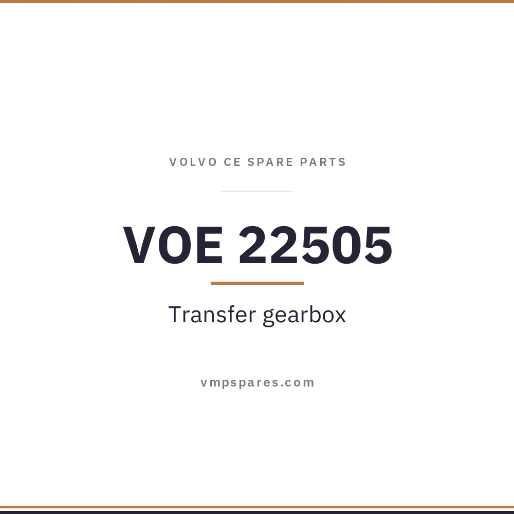 VOE 22505 – Transfer gearbox