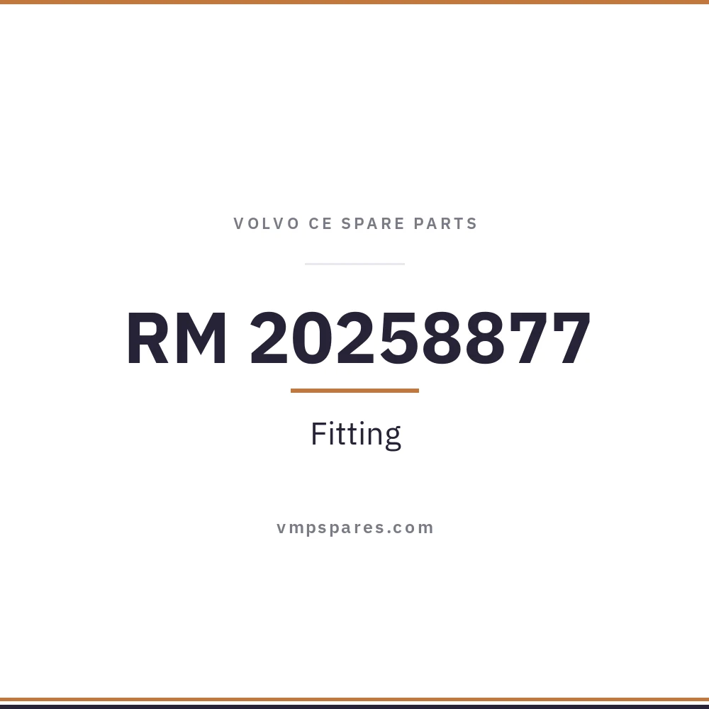 RM 20258877 – Fitting