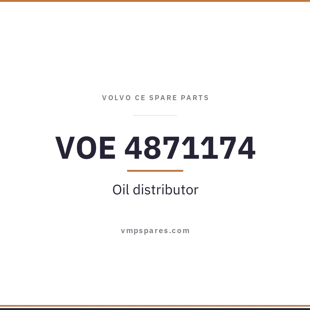 VOE 4871174 – Oil distributor