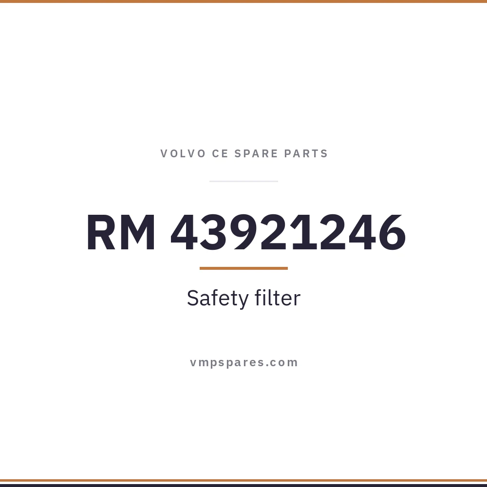 RM 43921246 – Safety filter