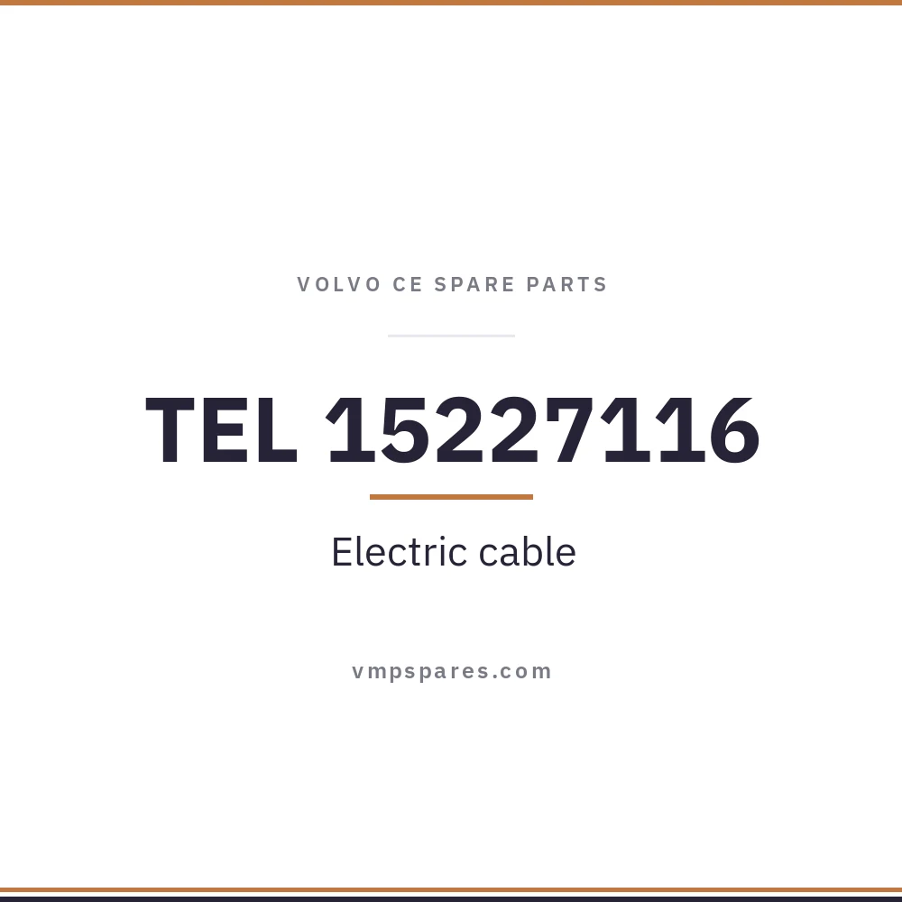 TEL 15227116 – Electric cable