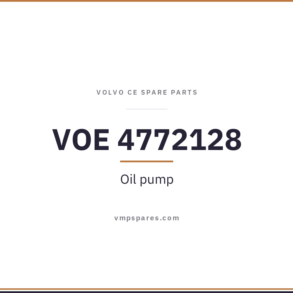VOE 4772128 – Oil pump