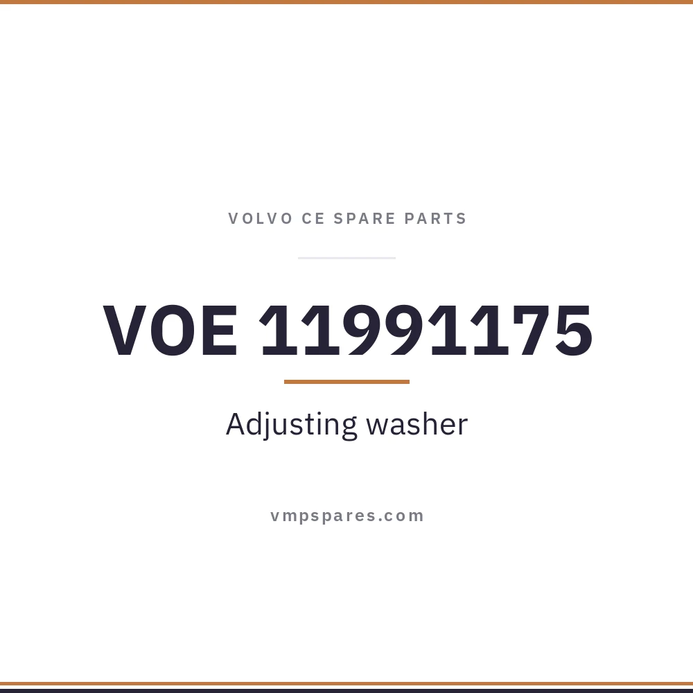 VOE 11991175 – Adjusting washer