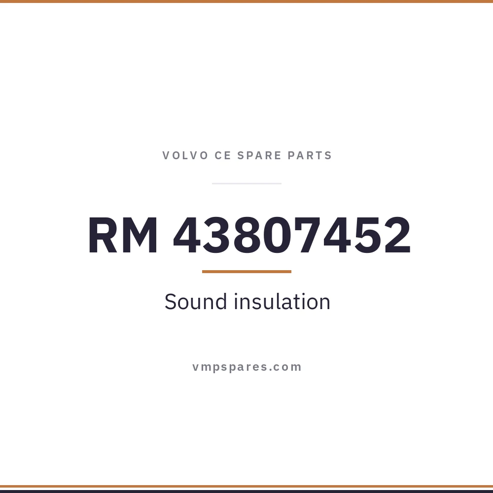 RM 43807452 – Sound insulation