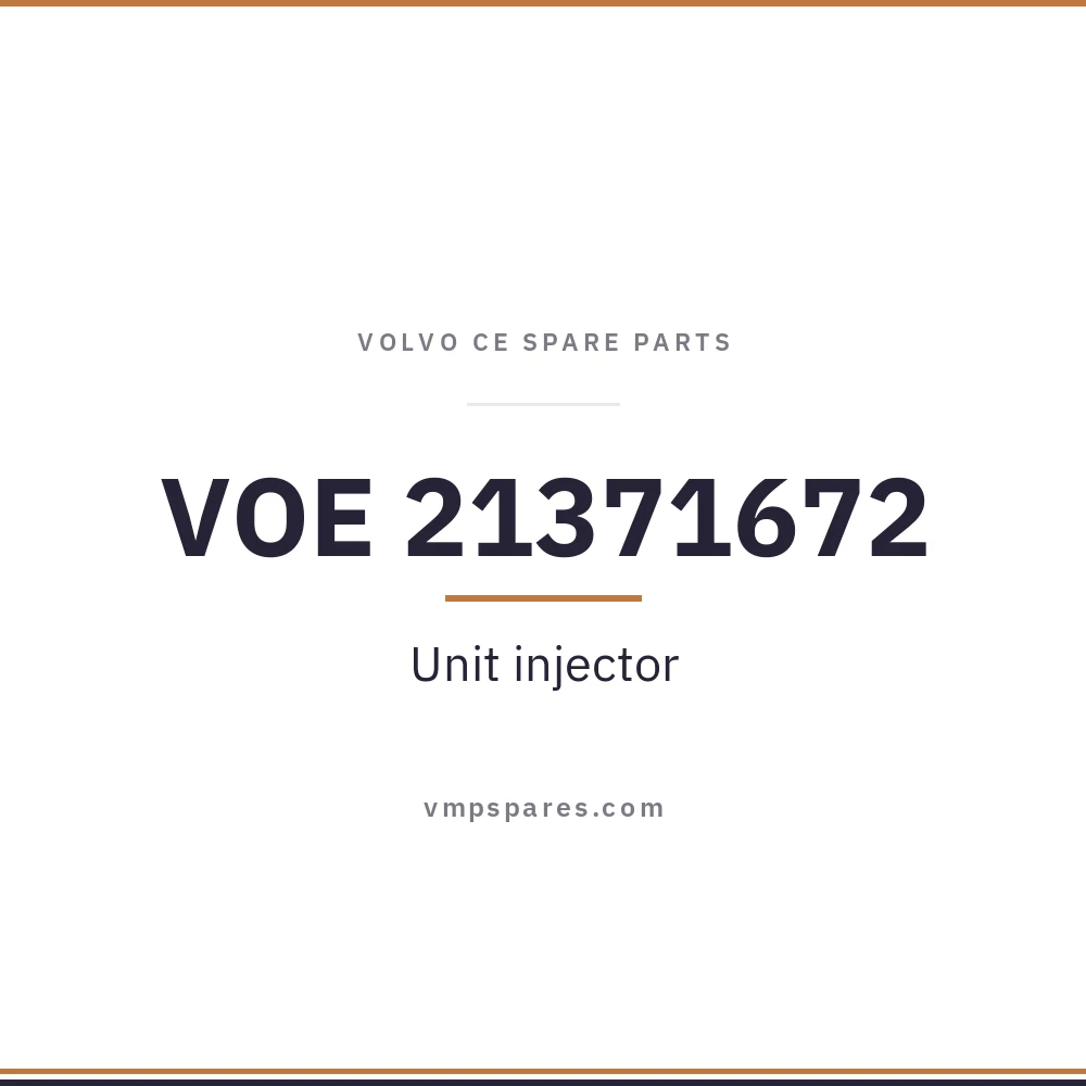 VOE 21371672 – Unit injector