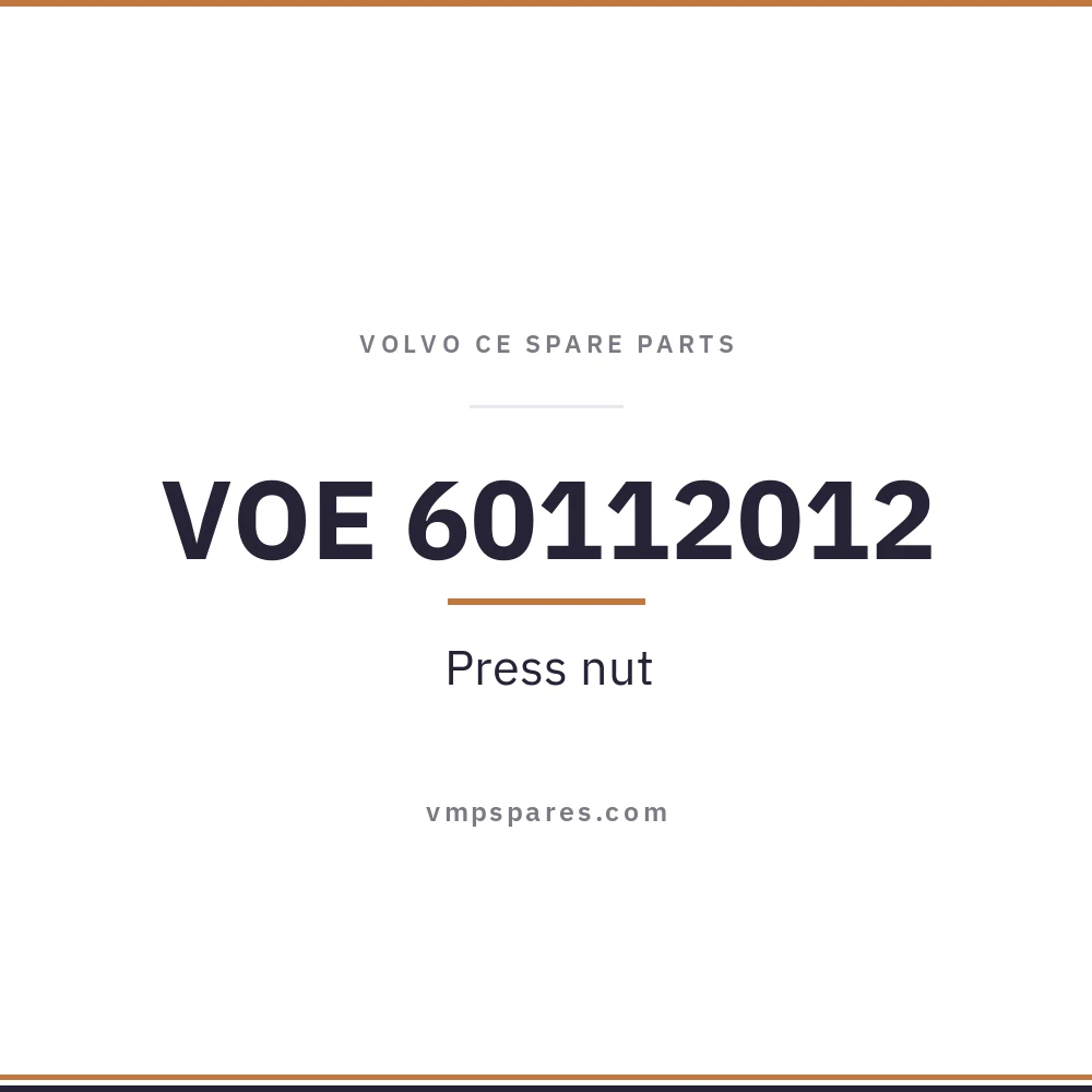 VOE 60112012 – Press nut
