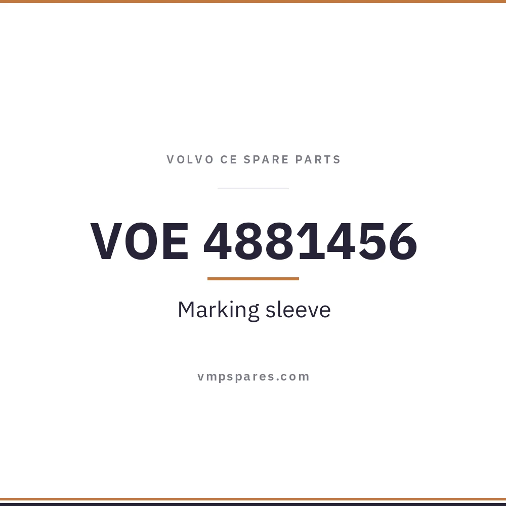 VOE 4881456 – Marking sleeve