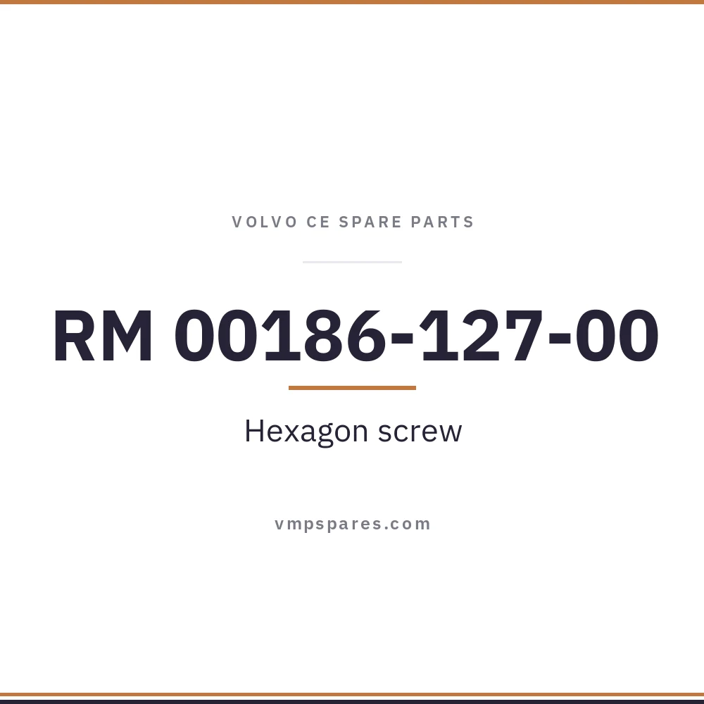 RM 00186-127-00 – Hexagon screw