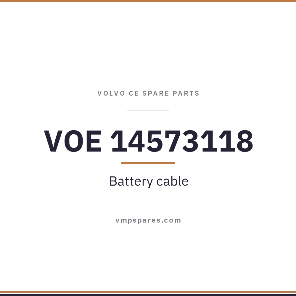 VOE 14573118 – Battery cable