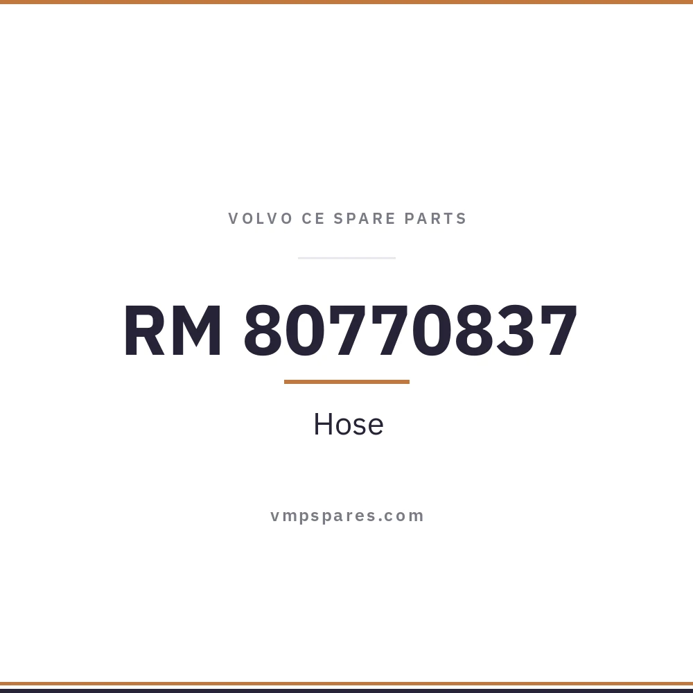 RM 80770837 – Hose