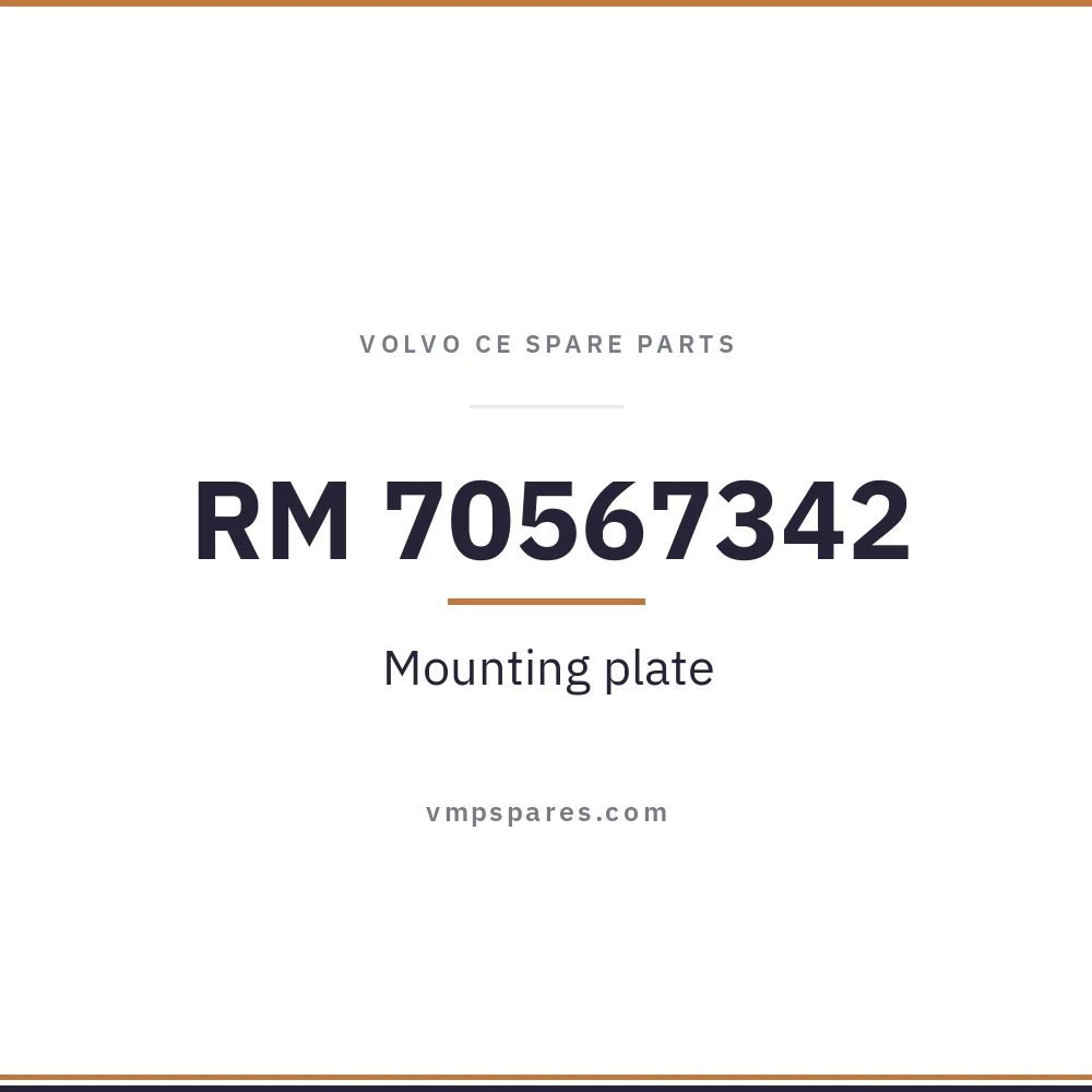 RM 70567342 – Mounting plate