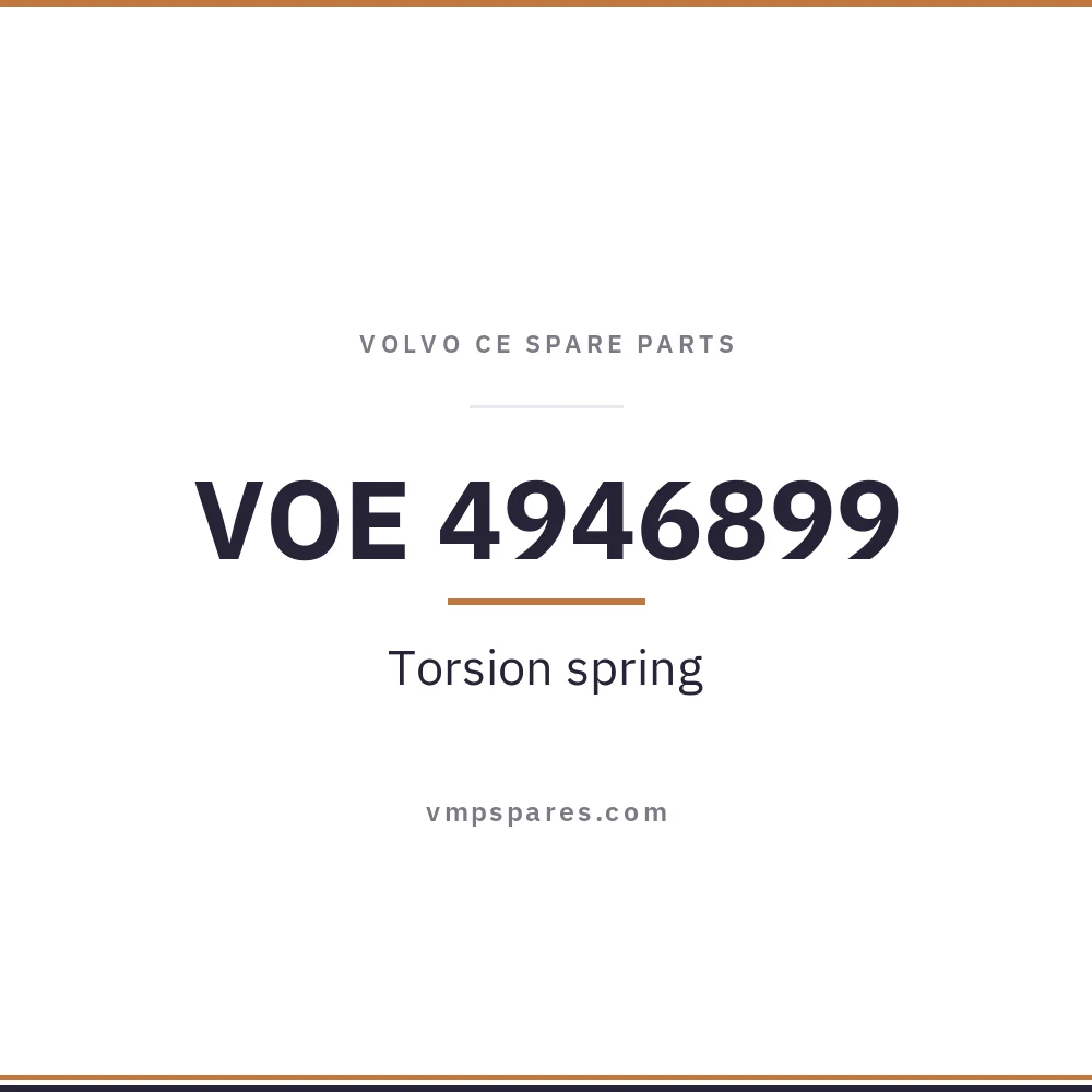 VOE 4946899 – Torsion spring