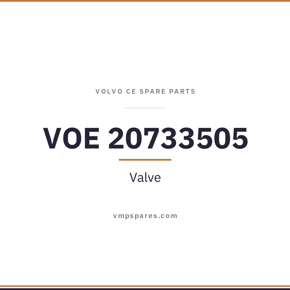 VOE 20733505 – Valve