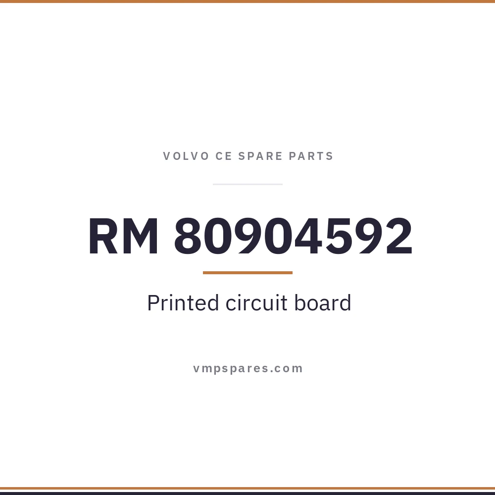 RM 80904592 – Printed circuit board
