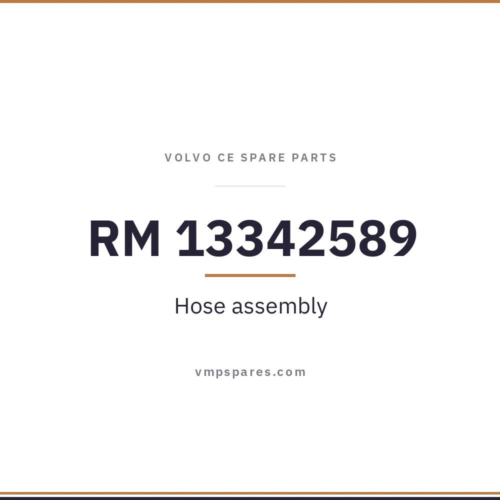 RM 13342589 – Hose assembly