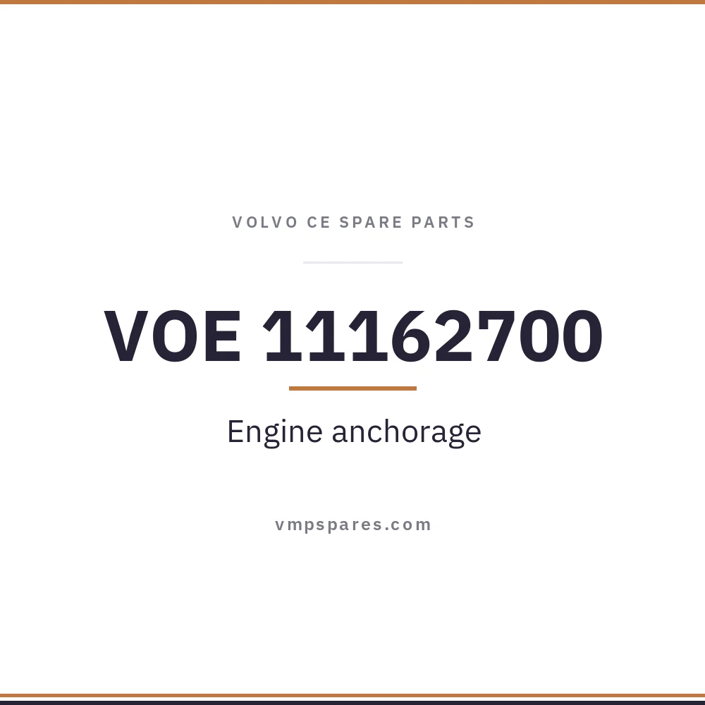VOE 11162700 – Engine anchorage