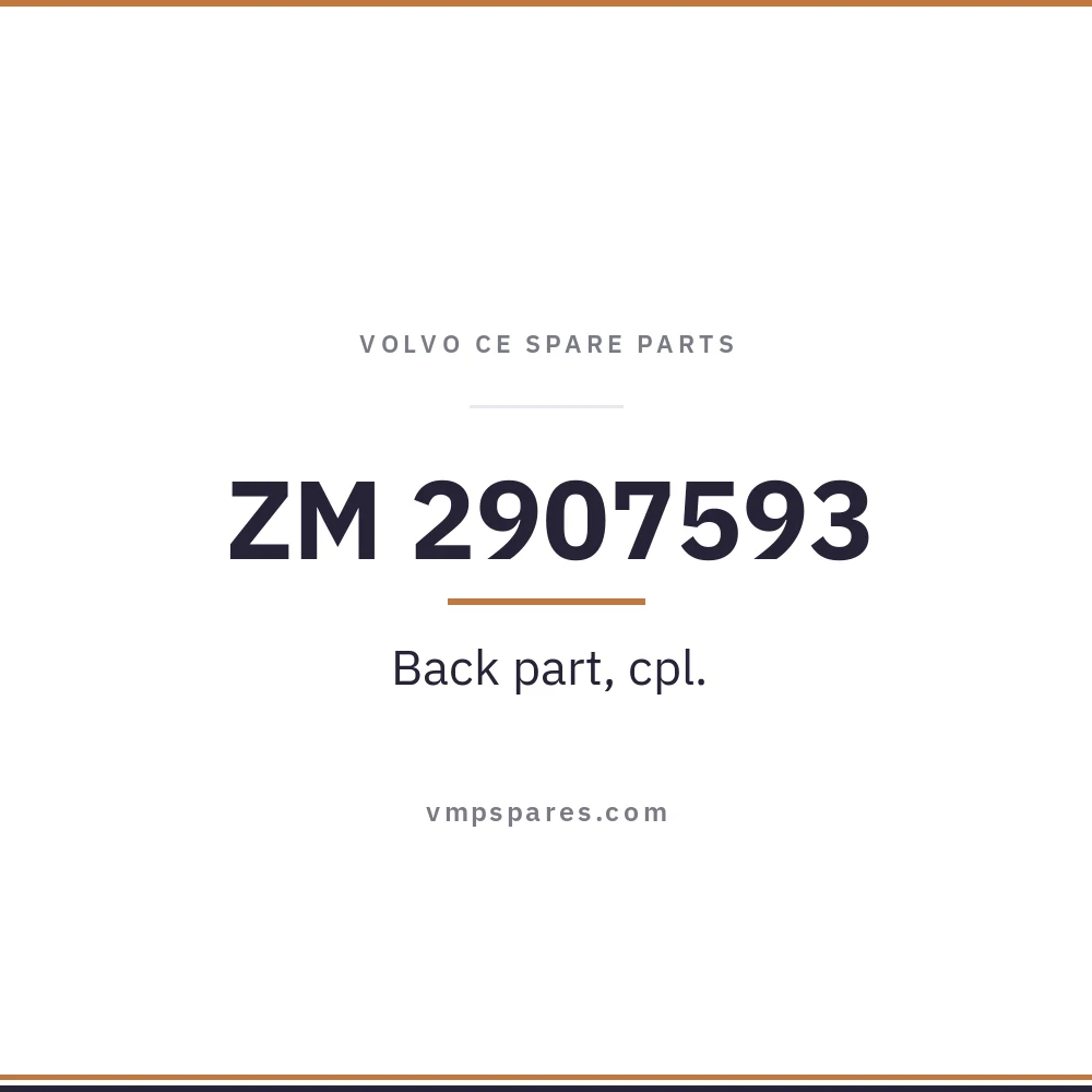 ZM 2907593 – Back part, cpl.