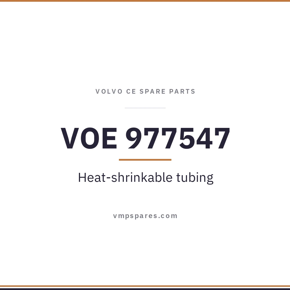 VOE 977547 – Heat-shrinkable tubing