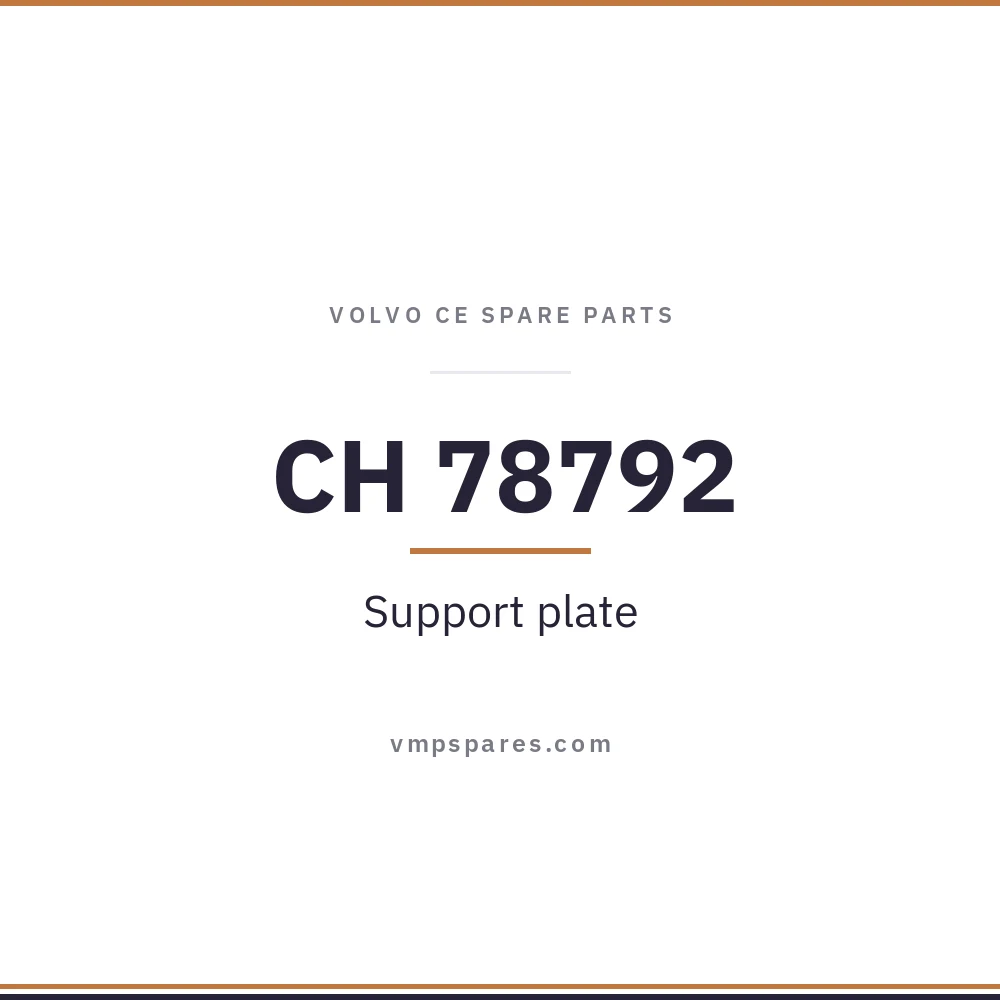 CH 78792 – Support plate