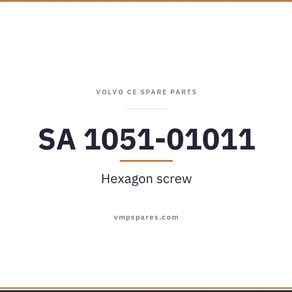 SA 1051-01011 – Hexagon screw