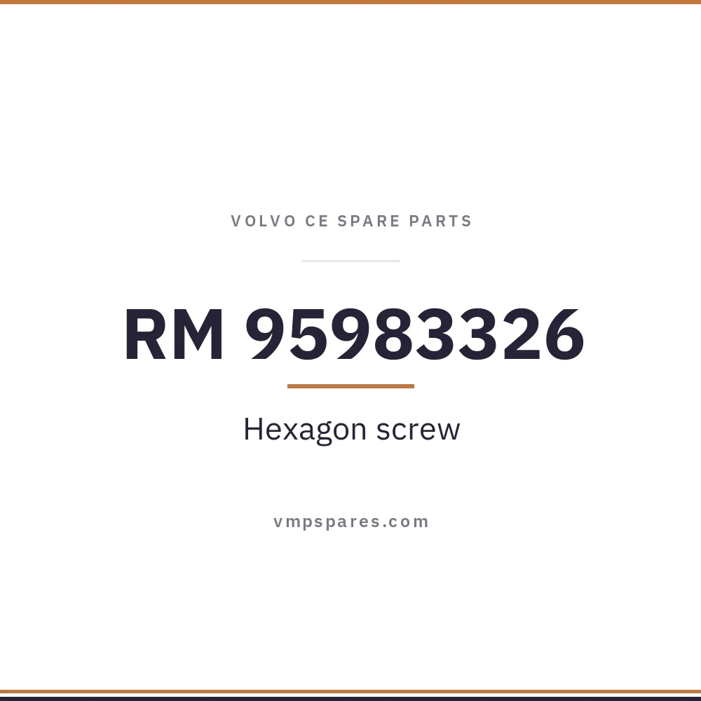 RM 95983326 – Hexagon screw