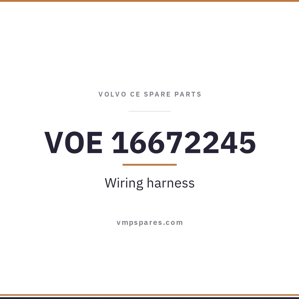 VOE 16672245 – Wiring harness