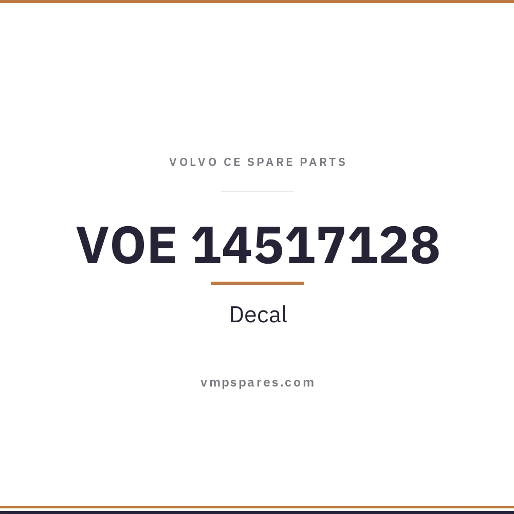 VOE 14517128 – Decal