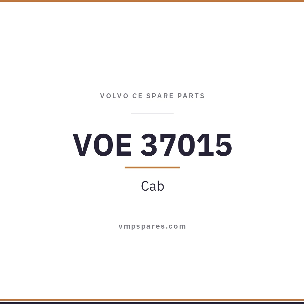 VOE 37015 – Cab