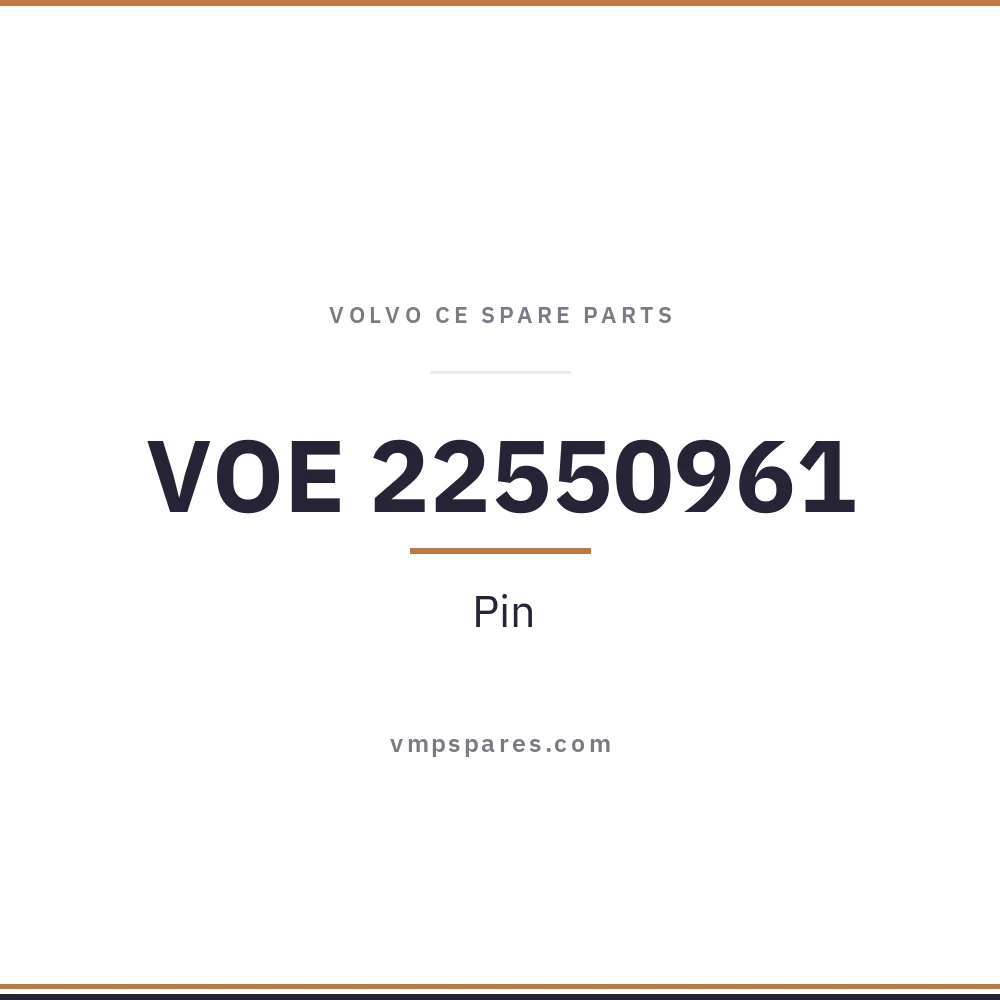 VOE 22550961 – Pin
