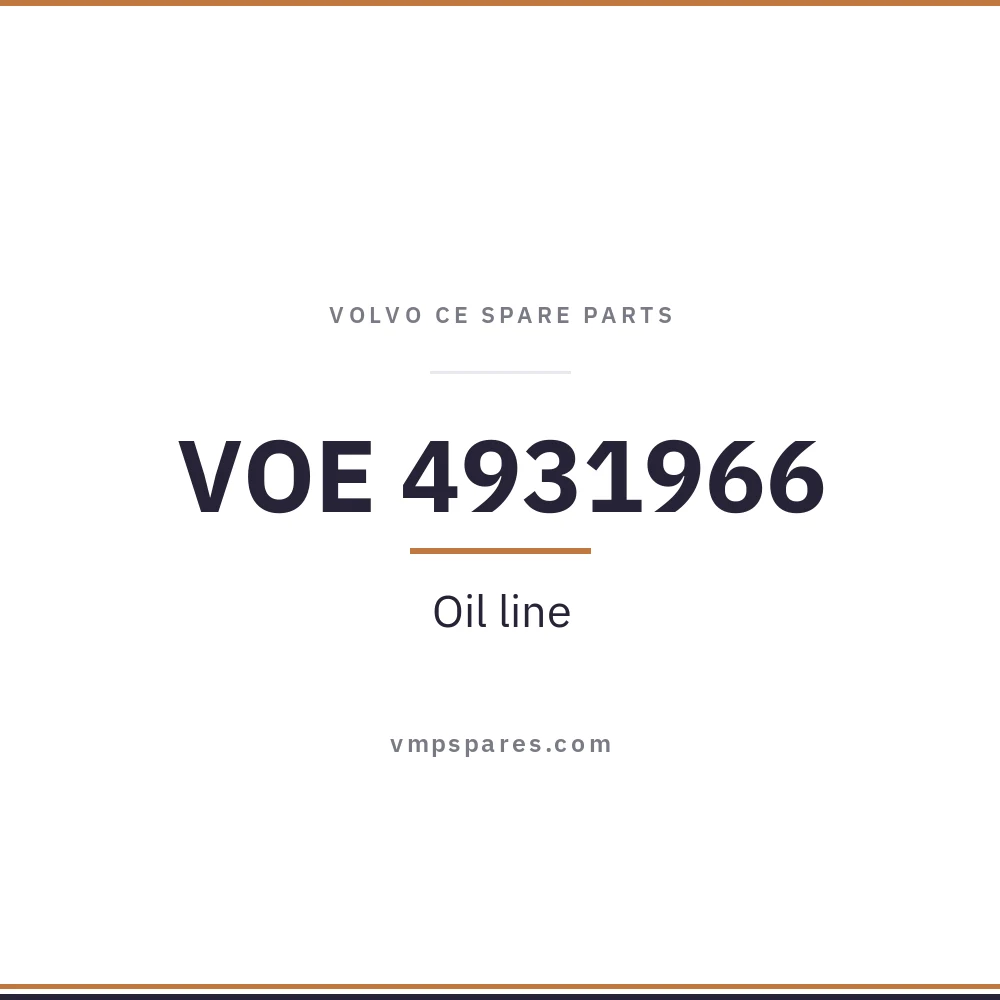VOE 4931966 – Oil line