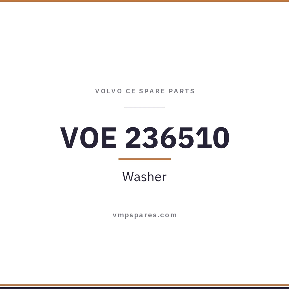 VOE 236510 – Washer