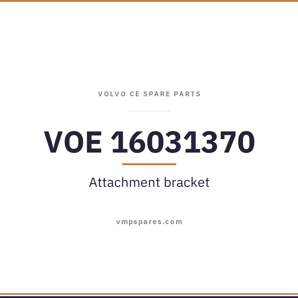VOE 16031370 – Attachment bracket