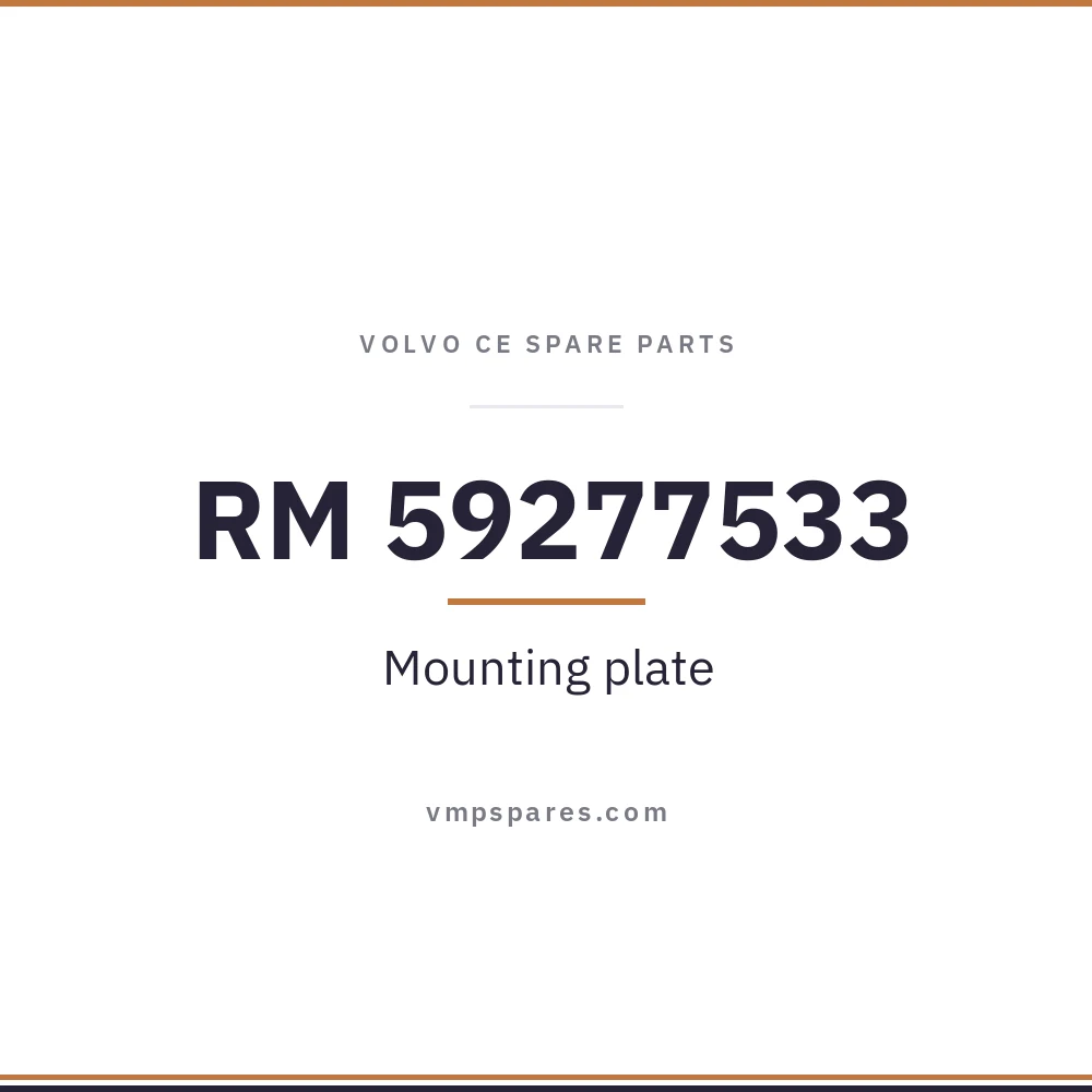 RM 59277533 – Mounting plate
