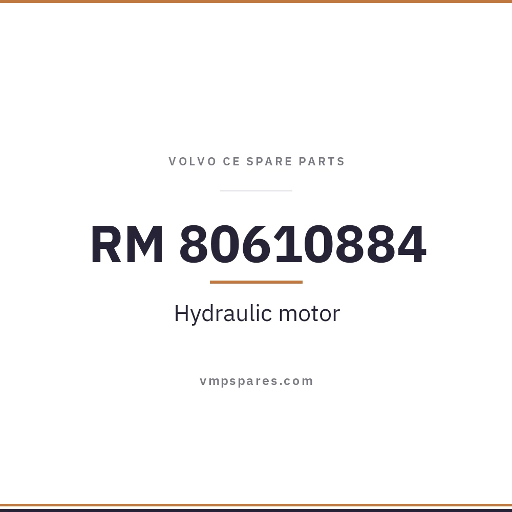 RM 80610884 – Hydraulic motor
