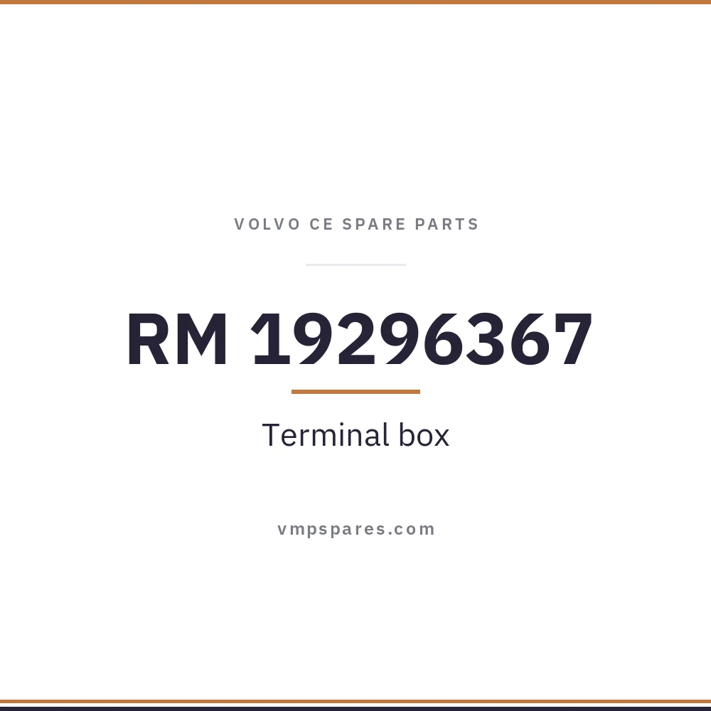 RM 19296367 – Terminal box