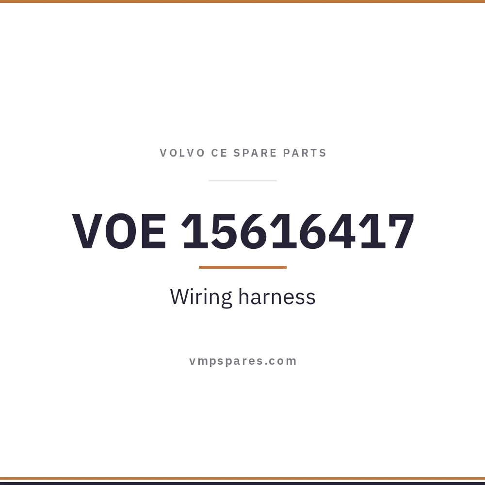 VOE 15616417 – Wiring harness