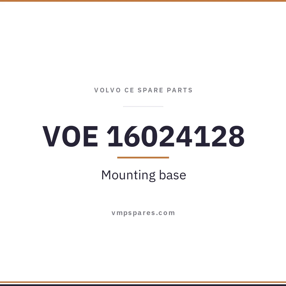VOE 16024128 – Mounting base