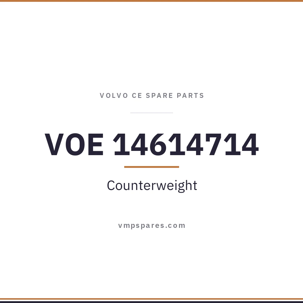 VOE 14614714 – Counterweight