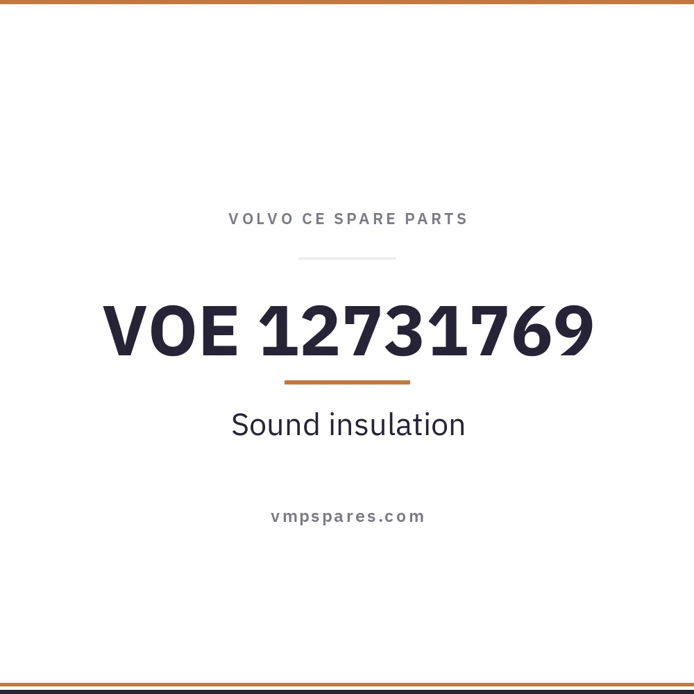 VOE 12731769 – Sound insulation