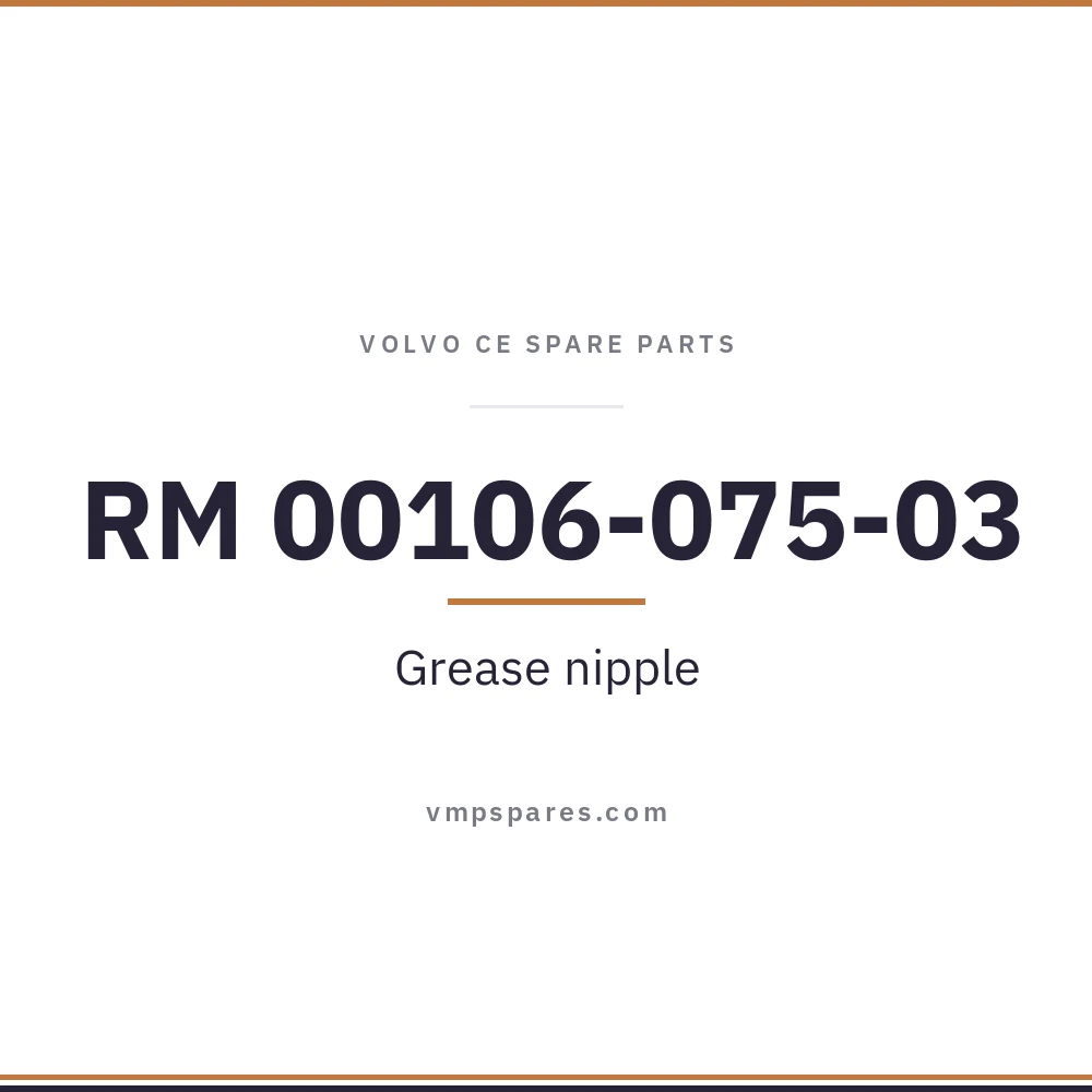 RM 00106-075-03 – Grease nipple