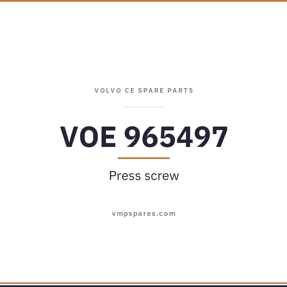 VOE 965497 – Press screw