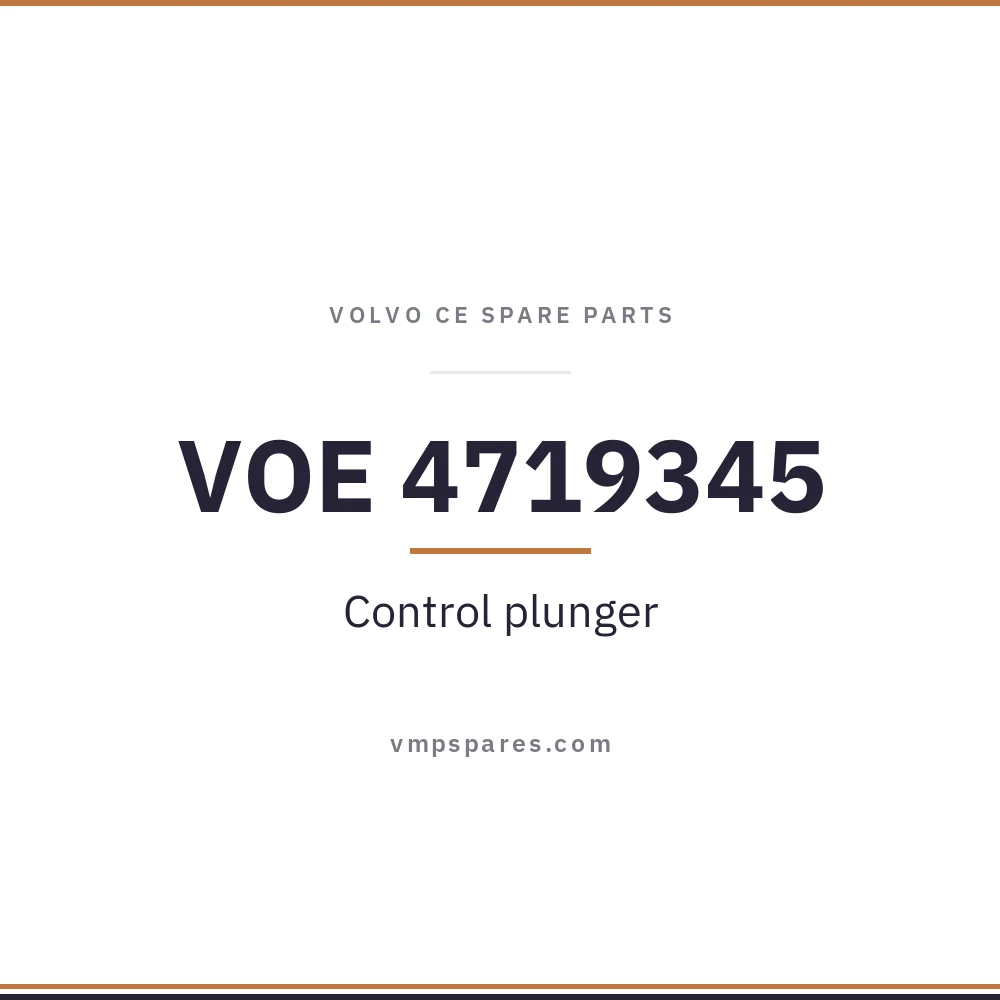 VOE 4719345 – Control plunger