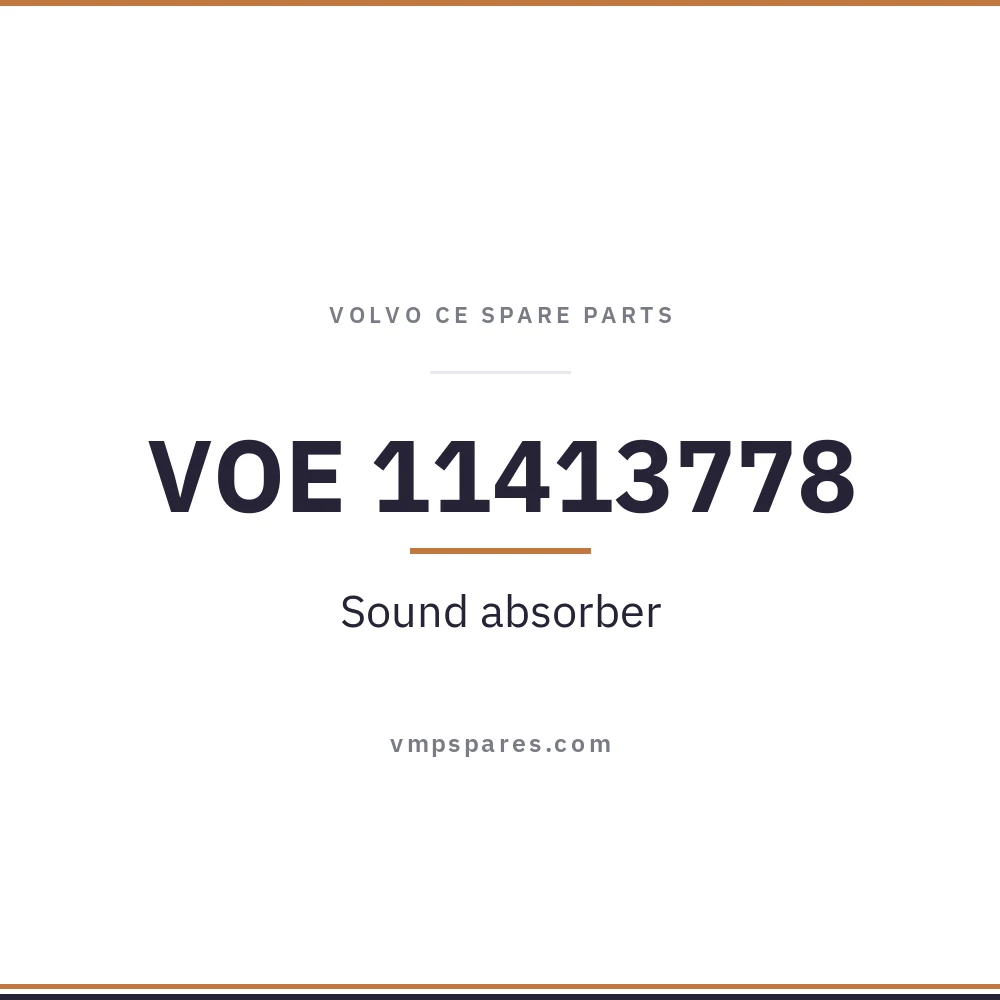 VOE 11413778 – Sound absorber