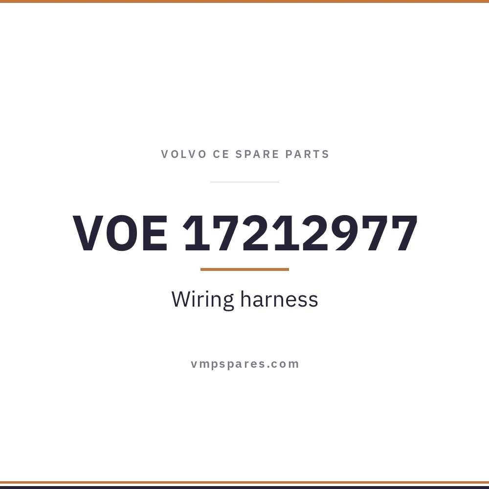 VOE 17212977 – Wiring harness