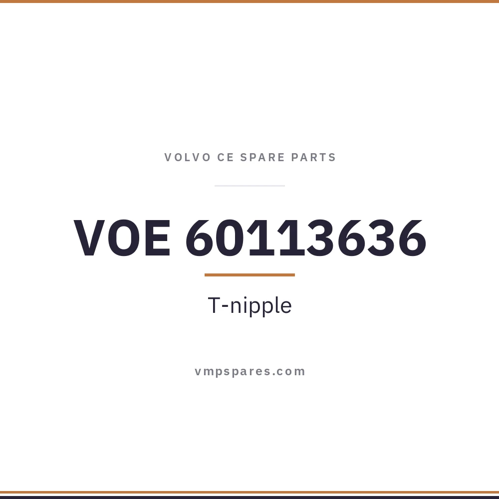 VOE 60113636 – T-nipple