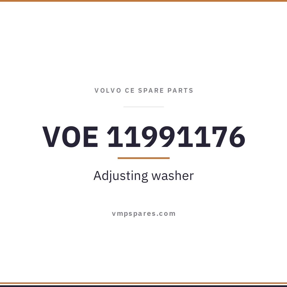 VOE 11991176 – Adjusting washer